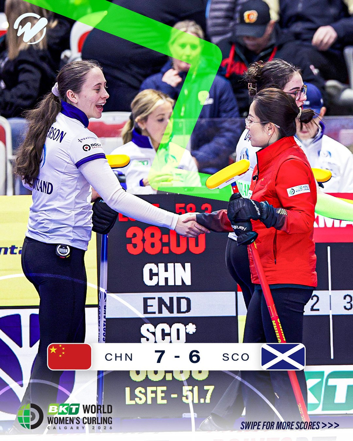 世界杯官网直播软件下载入口-中国女壶加局惜败丹麦，循环赛1胜3负|世锦赛|中国队|冰壶|韩雨|瑞士_新浪体育_新浪新闻